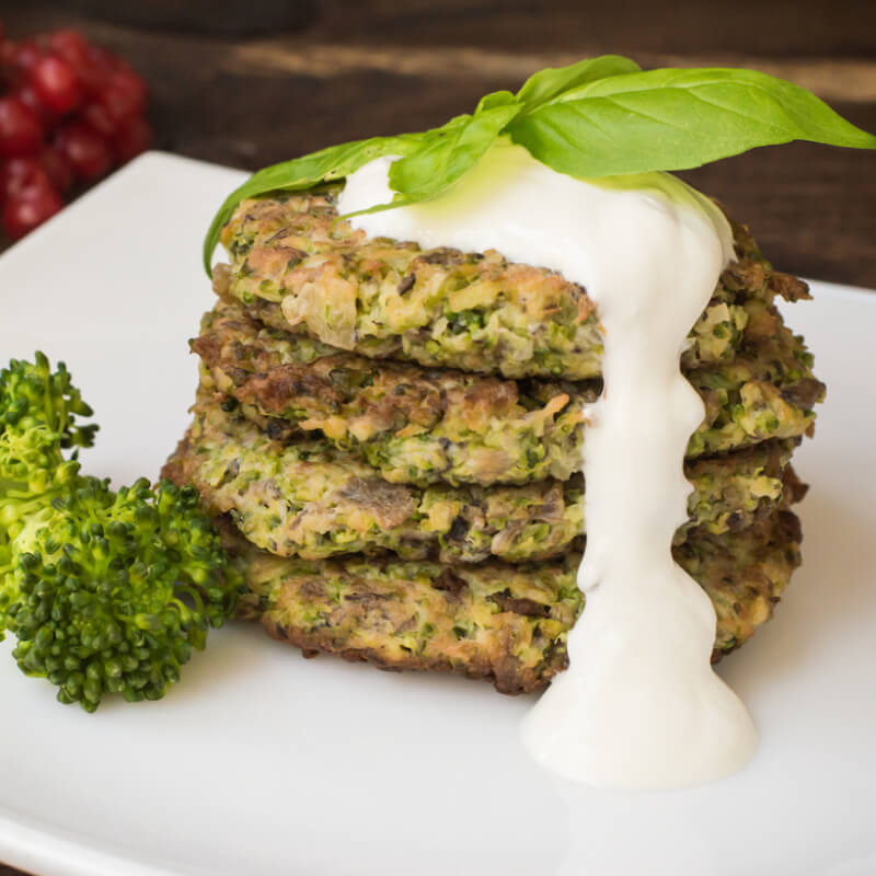 Tortitas de brócoli con Avena en Hojuelas SaSa